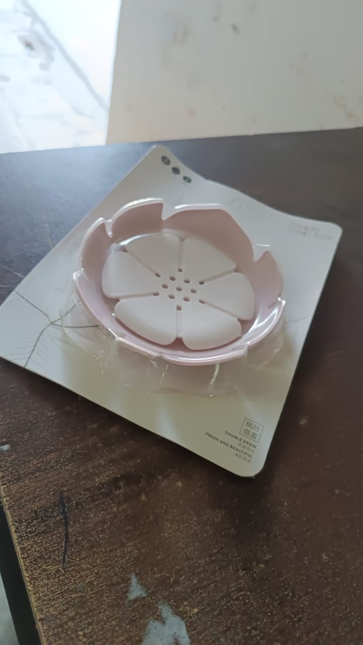 Plastic Flowers Soap Dish Bathroom Accessories Set Shower Gift ,Sabudani (1 Pc) Plastic Flowers Soap Dish Bathroom Accessories Set Shower Gift ,Sabudani (1 Pc)